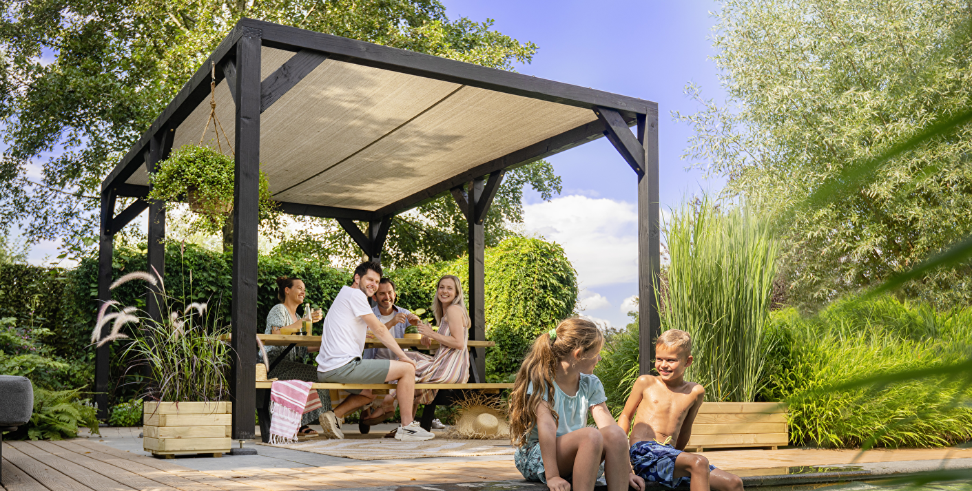 Zonnedoek voor schaduw en sfeer in jouw tuin