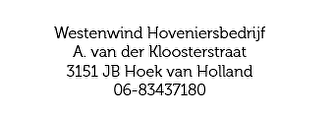 Westenwind Hoveniersbedrijf