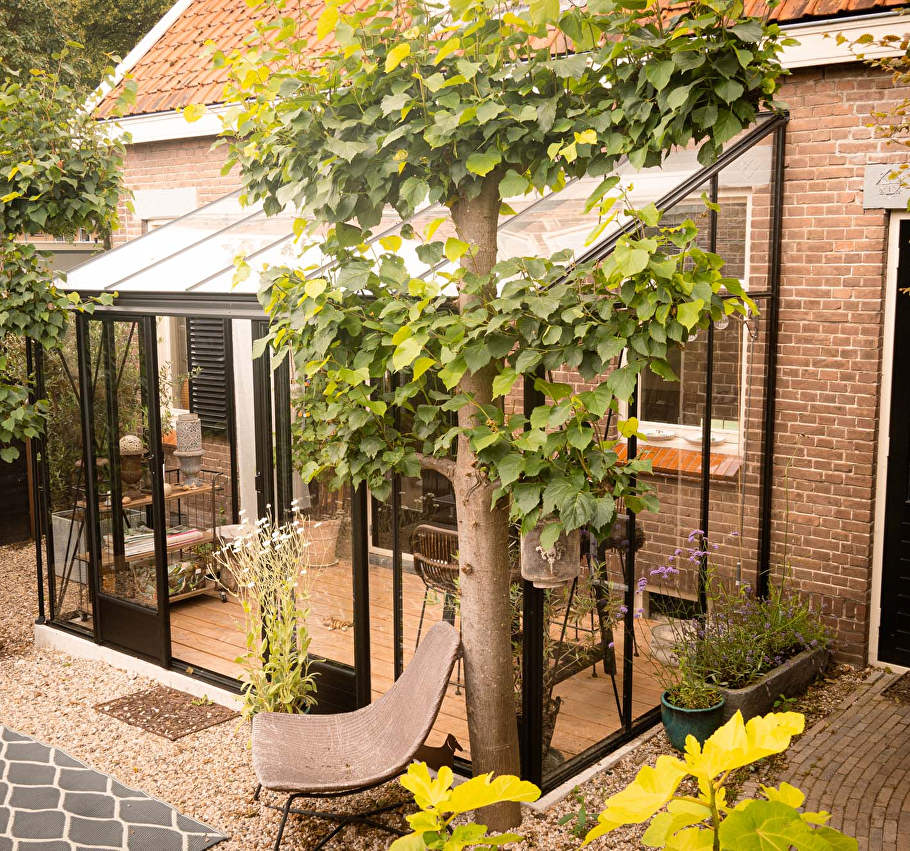 Glazen veranda, tuinkamer of kas